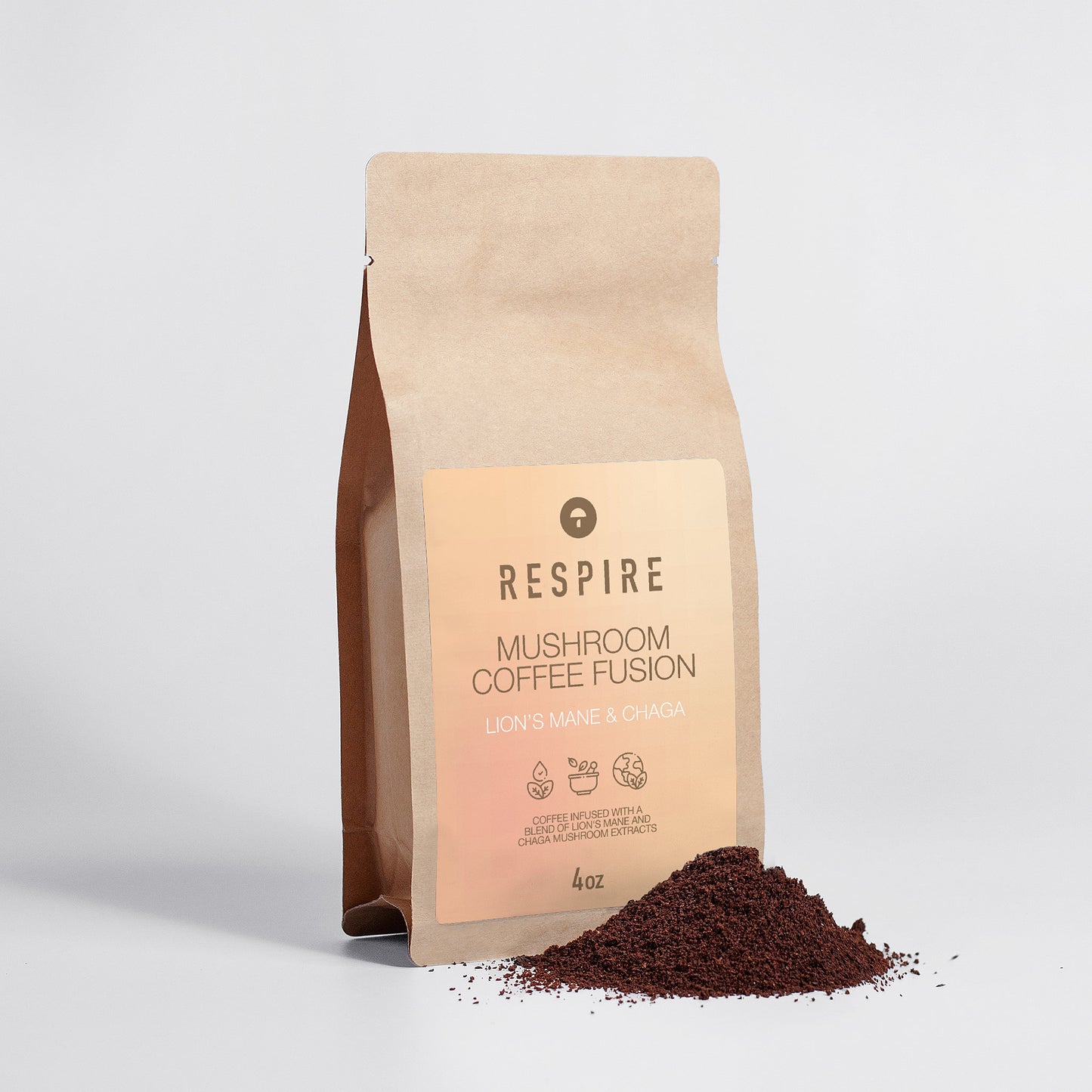 Mushroom Coffee Fusion - Lion’s Mane & Chaga 4oz